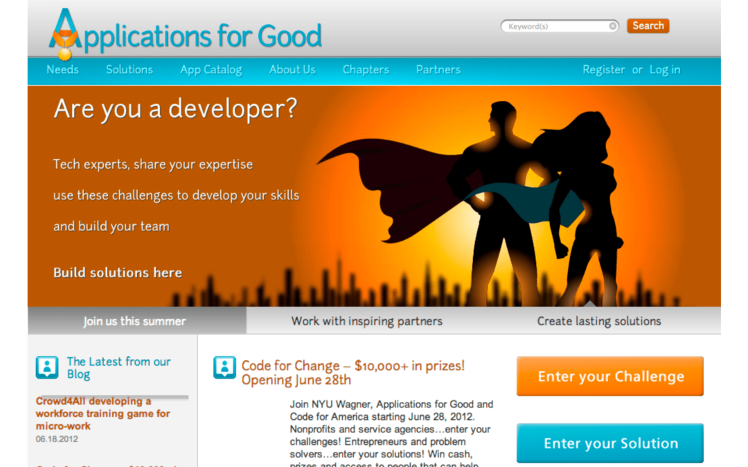 Applications for Good National Developer Challenges
