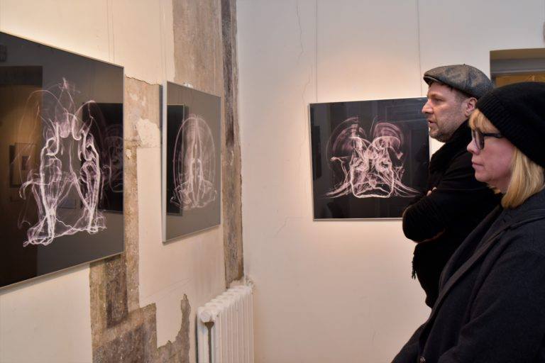 viewers at parnu lithuania kinetic umbra prints