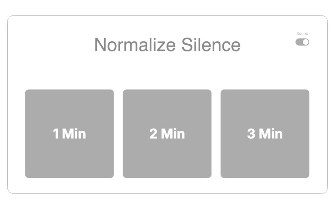 Normalize silence for better outcomes