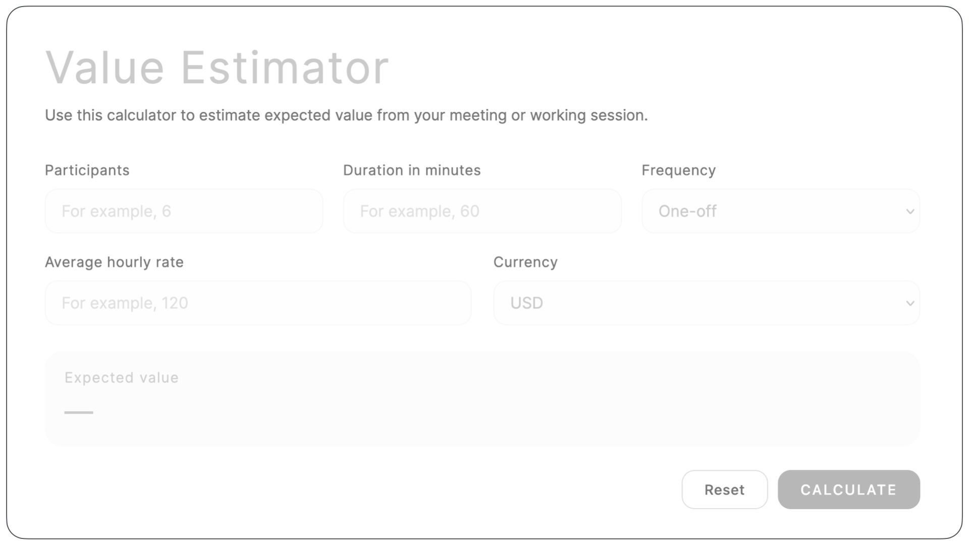 image on online value calculator